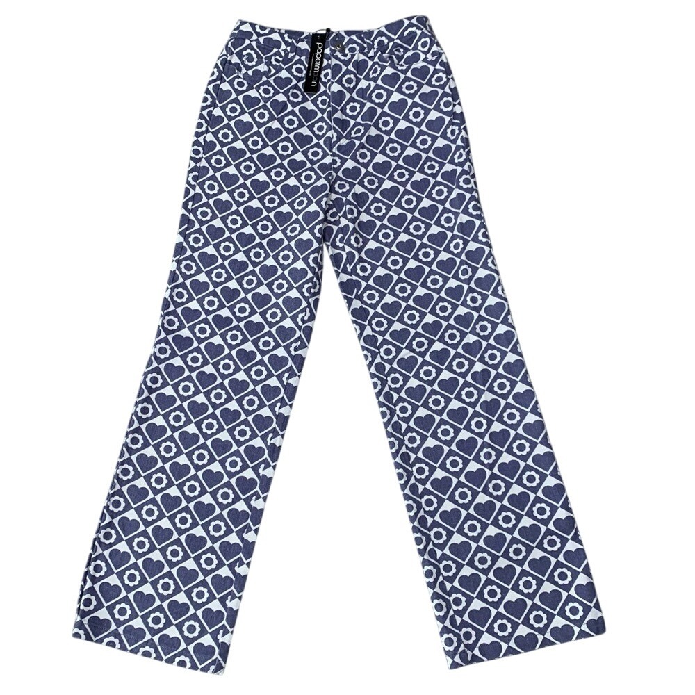 Papermoon Pants, High Waist, Wide Leg, Size Medium, New With‎ Tags!